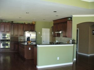 kitchen, from family room