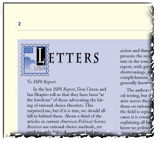 Letters fragment